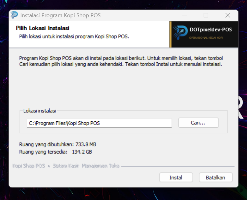 Instalasi Windows