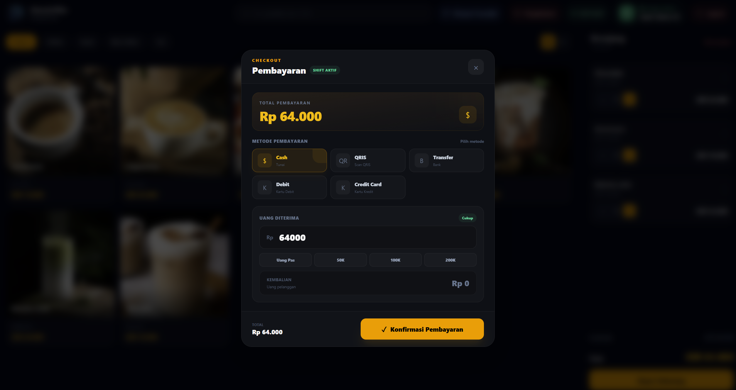 Membuat Transaksi di Windows